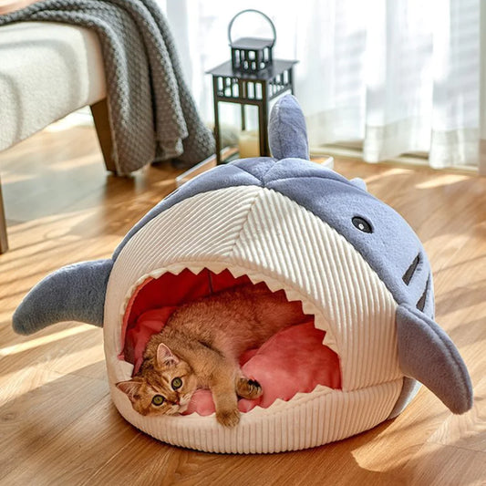 Comfy Quirky Shark Pet Bed