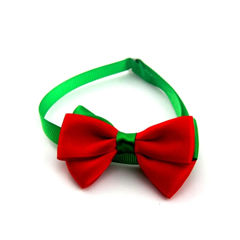 Holiday Pet Bow Collar